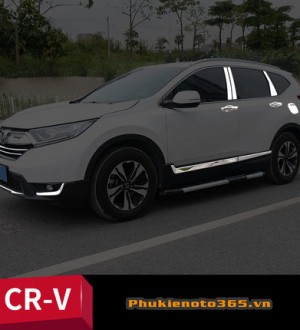 Bộ Full ốp trang trí ngoại thất Crom bạc  honda CR-V 2017-2019